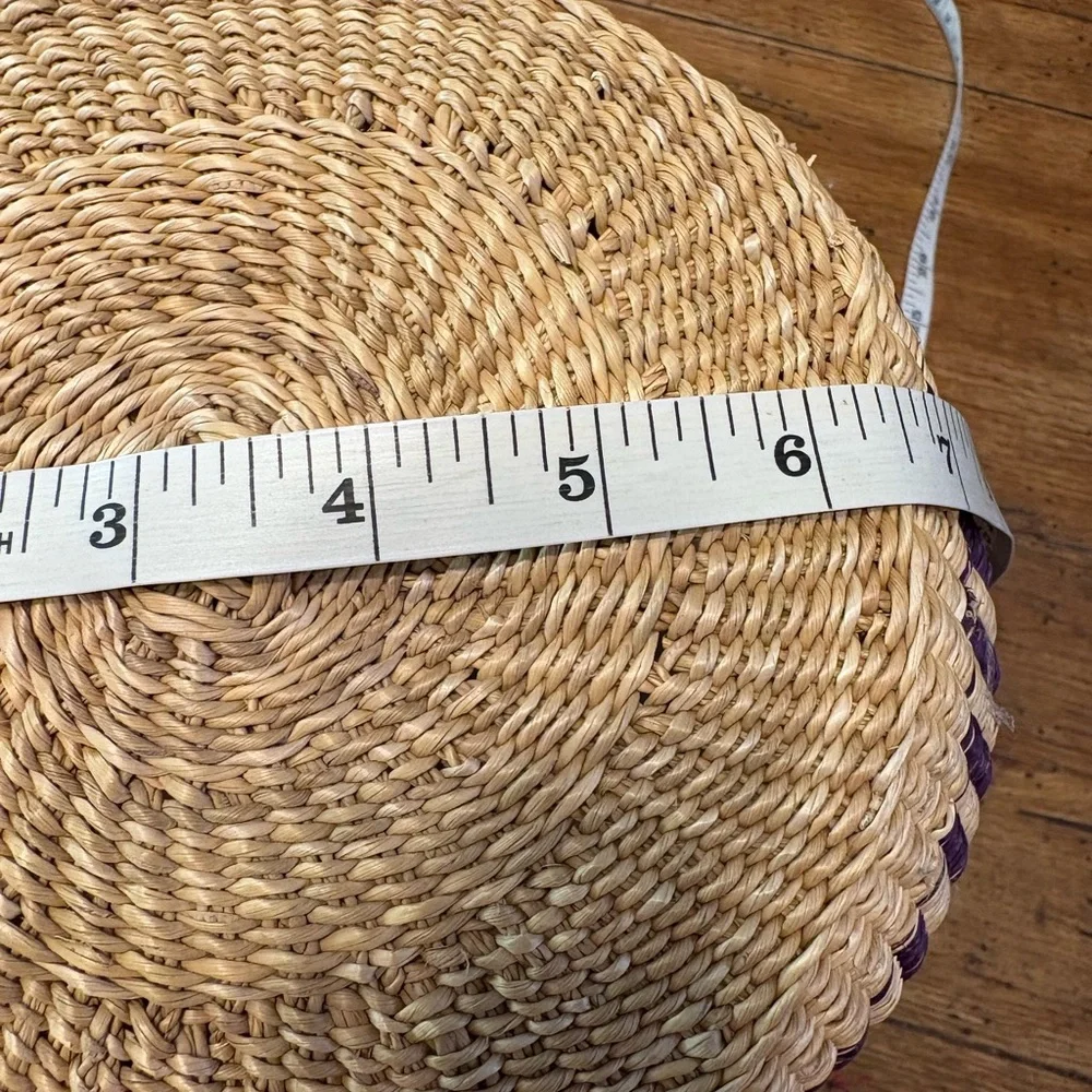 Handmade African Bolga Woven Market Basket Bag